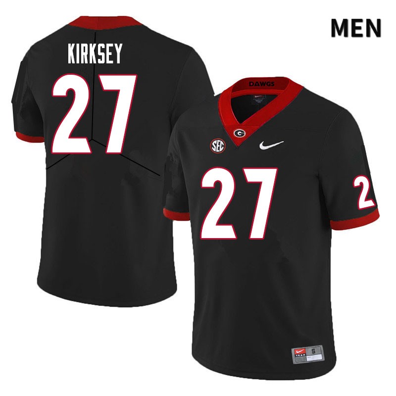 Georgia Bulldogs Men's Austin Kirksey #27 Black Stitched College UGA Football Jersey 23QV018FA